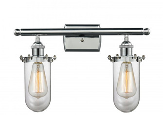 Kingsbury - 2 Light - 14 inch - Polished Chrome - Bath Vanity Light (3442|516-2W-PC-CE231-CL-LED)