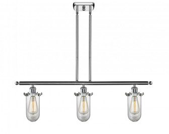 Kingsbury - 3 Light - 36 inch - Polished Chrome - Stem hung - Island Light (3442|516-3I-PC-CE231-CL-LED)