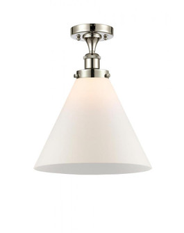 Cone - 1 Light - 12 inch - Polished Nickel - Semi-Flush Mount (3442|916-1C-PN-G41-L)