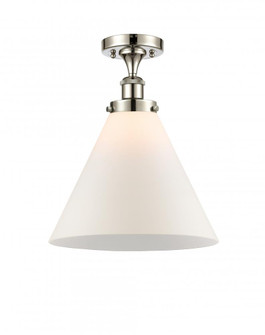 Cone - 1 Light - 12 inch - Polished Nickel - Semi-Flush Mount (3442|916-1C-PN-G41-L)