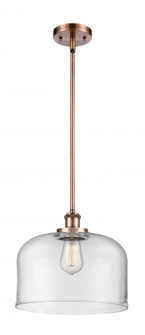 Bell - 1 Light - 12 inch - Antique Copper - Mini Pendant (3442|916-1S-AC-G72-L)