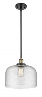 Bell - 1 Light - 12 inch - Black Antique Brass - Mini Pendant (3442|916-1S-BAB-G74-L)
