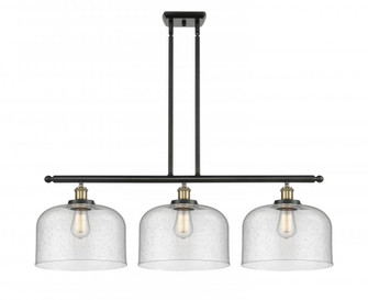Bell - 3 Light - 36 inch - Black Antique Brass - Stem Hung - Island Light (3442|916-3I-BAB-G74-L)