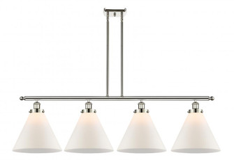 Cone - 4 Light - 48 inch - Polished Nickel - Stem Hung - Island Light (3442|916-4I-PN-G41-L)