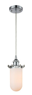 Kingsbury - 1 Light - 4 inch - Polished Chrome - Cord hung - Mini Pendant (3442|516-1P-PC-CE231-W-LED)