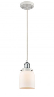 Bell - 1 Light - 5 inch - White Polished Chrome - Cord hung - Mini Pendant (3442|916-1P-WPC-G51)