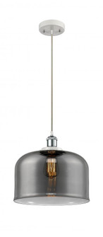Bell - 1 Light - 12 inch - White Polished Chrome - Cord hung - Mini Pendant (3442|916-1P-WPC-G73-L-LED)