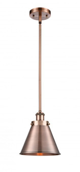 Appalachian - 1 Light - 7 inch - Antique Copper - Mini Pendant (3442|916-1S-AC-M13-AC-LED)