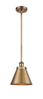 Appalachian - 1 Light - 7 inch - Brushed Brass - Mini Pendant (3442|916-1S-BB-M13-BB)