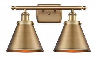 Appalachian - 2 Light - 16 inch - Brushed Brass - Bath Vanity Light (3442|916-2W-BB-M13-BB)