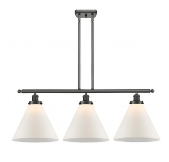Cone - 3 Light - 36 inch - Oil Rubbed Bronze - Stem Hung - Island Light (3442|916-3I-OB-G41-L)