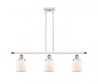 Bell - 3 Light - 36 inch - White Polished Chrome - Stem Hung - Island Light (3442|916-3I-WPC-G51)