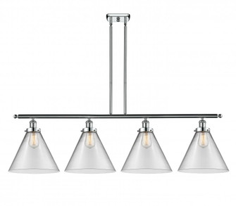 Cone - 4 Light - 48 inch - Polished Chrome - Stem Hung - Island Light (3442|916-4I-PC-G42-L-LED)
