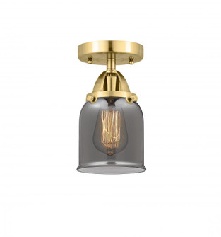 Bell - 1 Light - 5 inch - Satin Gold - Semi-Flush Mount (3442|288-1C-SG-G53)
