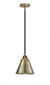 Appalachian - 1 Light - 8 inch - Black Antique Brass - Stem hung - Mini Pendant (3442|288-1S-BAB-M13-AB)
