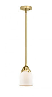 Bell - 1 Light - 5 inch - Satin Gold - Stem hung - Mini Pendant (3442|288-1S-SG-G51)