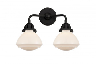 Olean - 2 Light - 15 inch - Matte Black - Bath Vanity Light (3442|288-2W-BK-G321)