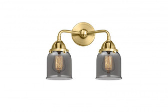 Bell - 2 Light - 13 inch - Satin Gold - Bath Vanity Light (3442|288-2W-SG-G53-LED)