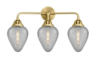 Geneseo - 3 Light - 25 inch - Satin Gold - Bath Vanity Light (3442|288-3W-SG-G165-LED)