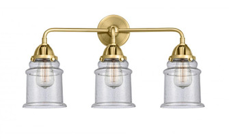 Canton - 3 Light - 24 inch - Satin Gold - Bath Vanity Light (3442|288-3W-SG-G184)