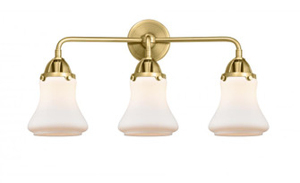 Bellmont - 3 Light - 24 inch - Satin Gold - Bath Vanity Light (3442|288-3W-SG-G191-LED)