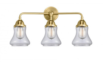 Bellmont - 3 Light - 24 inch - Satin Gold - Bath Vanity Light (3442|288-3W-SG-G192-LED)