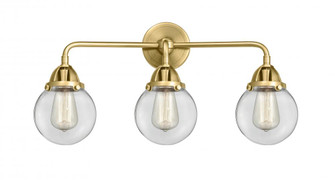 Beacon - 3 Light - 24 inch - Satin Gold - Bath Vanity Light (3442|288-3W-SG-G202-6-LED)