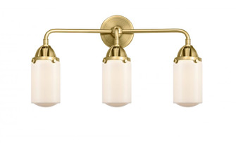 Dover - 3 Light - 23 inch - Satin Gold - Bath Vanity Light (3442|288-3W-SG-G311-LED)