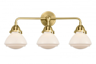 Olean - 3 Light - 25 inch - Satin Gold - Bath Vanity Light (3442|288-3W-SG-G321)