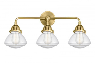Olean - 3 Light - 25 inch - Satin Gold - Bath Vanity Light (3442|288-3W-SG-G324)