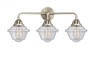Oxford - 3 Light - 26 inch - Brushed Satin Nickel - Bath Vanity Light (3442|288-3W-SN-G534)