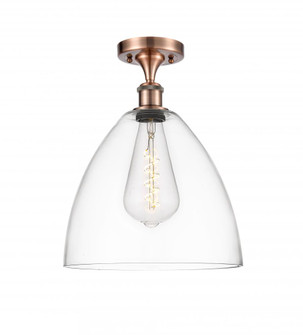 Bristol - 1 Light - 12 inch - Antique Copper - Semi-Flush Mount (3442|516-1C-AC-GBD-122)