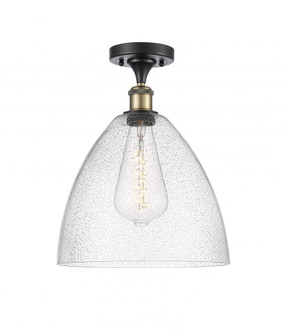 Bristol - 1 Light - 12 inch - Black Antique Brass - Semi-Flush Mount (3442|516-1C-BAB-GBD-124)