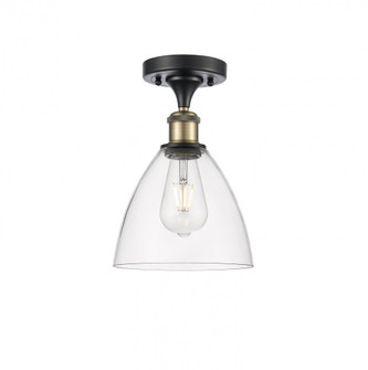 Bristol - 1 Light - 8 inch - Black Antique Brass - Semi-Flush Mount (3442|516-1C-BAB-GBD-752)