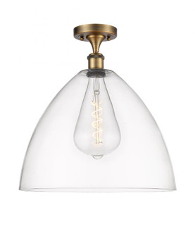 Bristol - 1 Light - 16 inch - Brushed Brass - Semi-Flush Mount (3442|516-1C-BB-GBD-162)