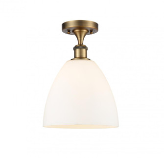 Bristol - 1 Light - 9 inch - Brushed Brass - Semi-Flush Mount (3442|516-1C-BB-GBD-91)