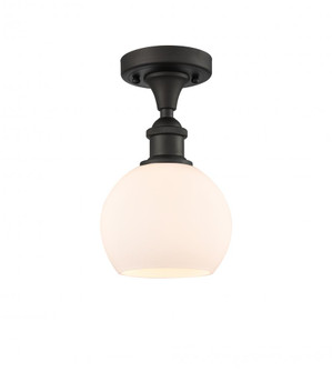 Athens - 1 Light - 6 inch - Oil Rubbed Bronze - Semi-Flush Mount (3442|516-1C-OB-G121-6)