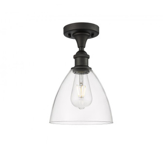 Bristol - 1 Light - 8 inch - Oil Rubbed Bronze - Semi-Flush Mount (3442|516-1C-OB-GBD-752)