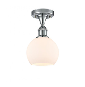 Athens - 1 Light - 6 inch - Polished Chrome - Semi-Flush Mount (3442|516-1C-PC-G121-6-LED)