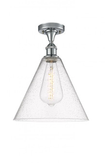 Berkshire - 1 Light - 12 inch - Polished Chrome - Semi-Flush Mount (3442|516-1C-PC-GBC-124)