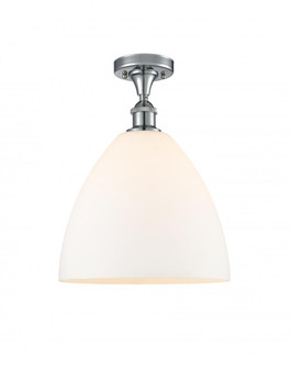 Bristol - 1 Light - 12 inch - Polished Chrome - Semi-Flush Mount (3442|516-1C-PC-GBD-121-LED)