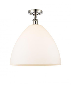 Bristol - 1 Light - 16 inch - Polished Nickel - Semi-Flush Mount (3442|516-1C-PN-GBD-161-LED)