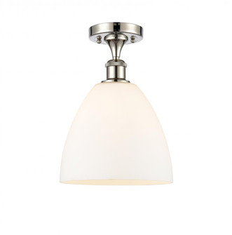 Bristol - 1 Light - 9 inch - Polished Nickel - Semi-Flush Mount (3442|516-1C-PN-GBD-91)