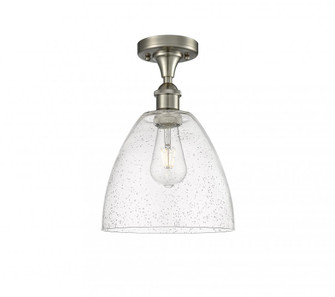 Bristol - 1 Light - 9 inch - Brushed Satin Nickel - Semi-Flush Mount (3442|516-1C-SN-GBD-94)
