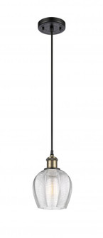 Norfolk - 1 Light - 6 inch - Black Antique Brass - Cord hung - Mini Pendant (3442|516-1P-BAB-G462-6-LED)
