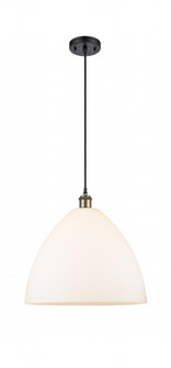 Bristol - 1 Light - 16 inch - Black Antique Brass - Cord hung - Pendant (3442|516-1P-BAB-GBD-161)