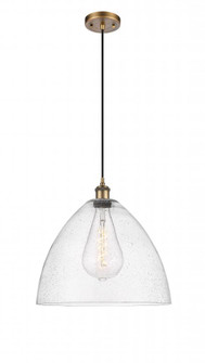 Bristol - 1 Light - 16 inch - Brushed Brass - Cord hung - Pendant (3442|516-1P-BB-GBD-164-LED)