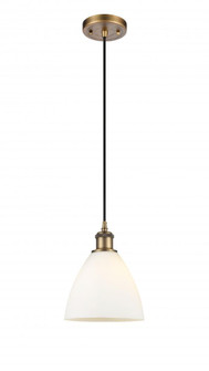 Bristol - 1 Light - 8 inch - Brushed Brass - Cord hung - Mini Pendant (3442|516-1P-BB-GBD-751)