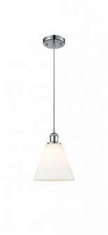 Berkshire - 1 Light - 8 inch - Polished Chrome - Cord hung - Mini Pendant (3442|516-1P-PC-GBC-81-LED)