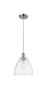 Bristol - 1 Light - 9 inch - Polished Chrome - Cord hung - Mini Pendant (3442|516-1P-PC-GBD-94)